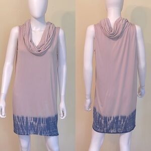 Chatoyant Sleeveless Cowlneck Dress. Size L. P/250/A1500